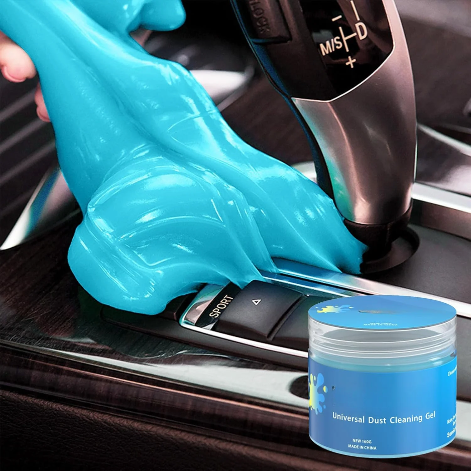 Car Cleaning Gel Putty, Universal Interior Cleaner For Dashboard, Vents, Console, Cup Holders And Hard To Reach Areas photo 1