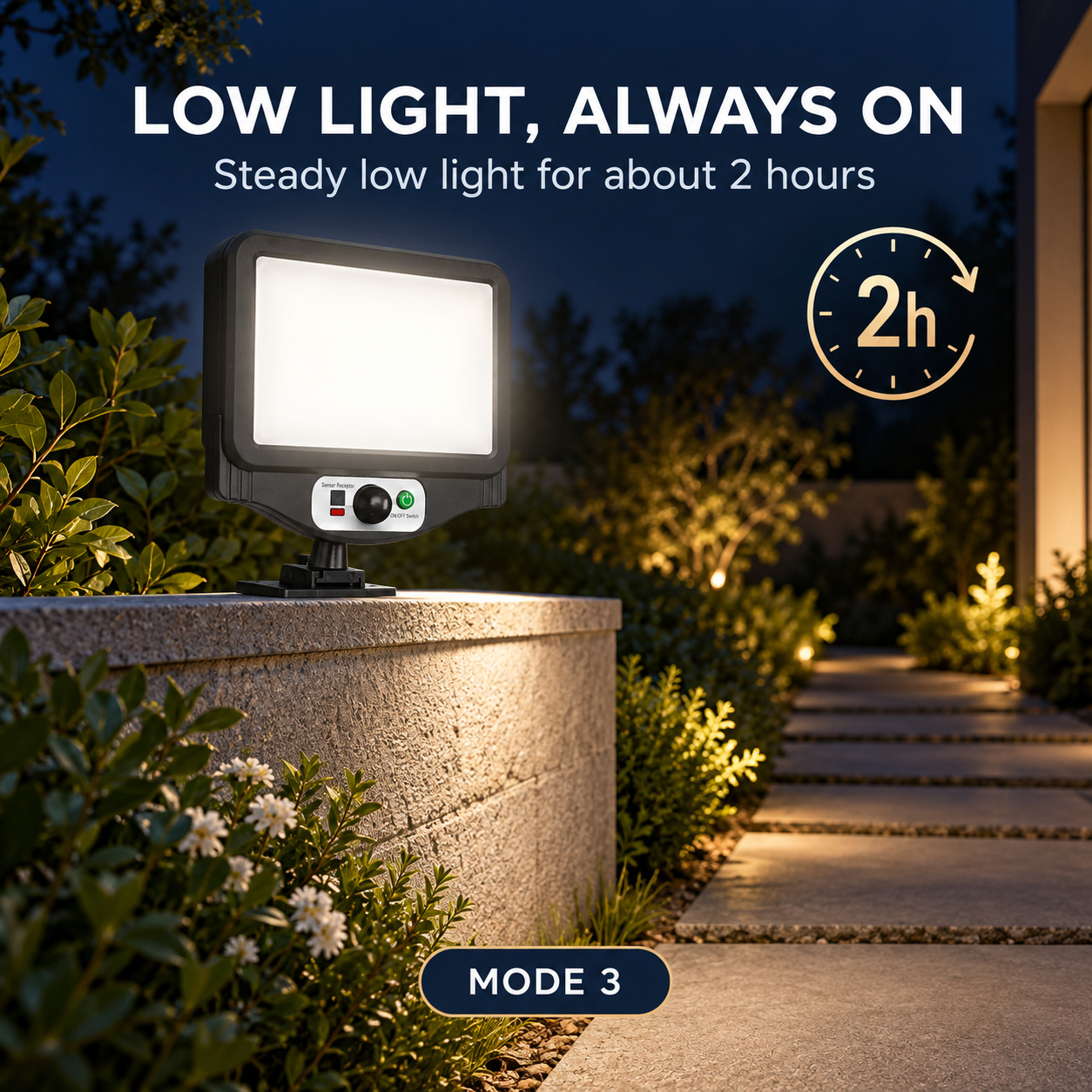 Solar Powered Rechargeable Motion Sensor LED Work Light 1500mAh For Auto W780 5 Remote Control photo 4