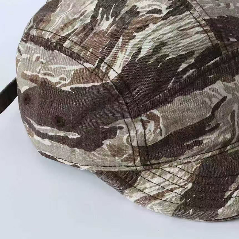 Retro Workwear-style Camouflage Short-brimmed Baseball Cap Suitable For Outdoor Hiking, Daily Commuting And Sun Protection photo 4