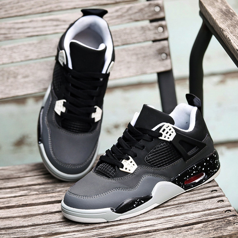 Men's Air Cushion Shoes, Dianmu Sneakers, Niche Sports Shoes For Men, Ins Trendy Footwear, Spring Versatile Yellow Thick Sole Basketball Skate Shoes photo 5