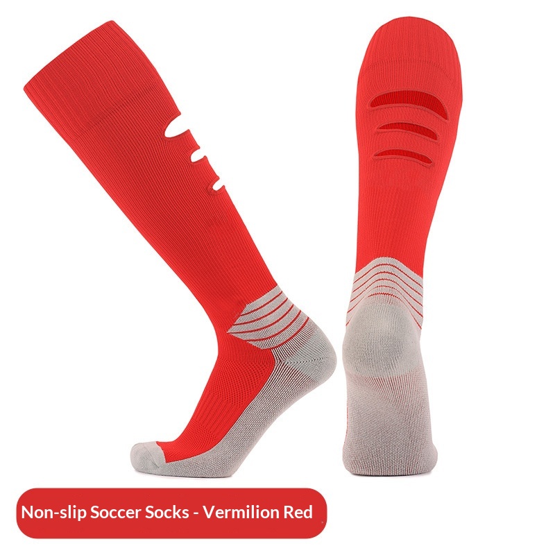 Cross-border Long-tube Sports Socks Thickened Non-slip Towel Bottom Mens Football Training Socks Sweat-absorbent Breathable Professional Football Socks photo 4