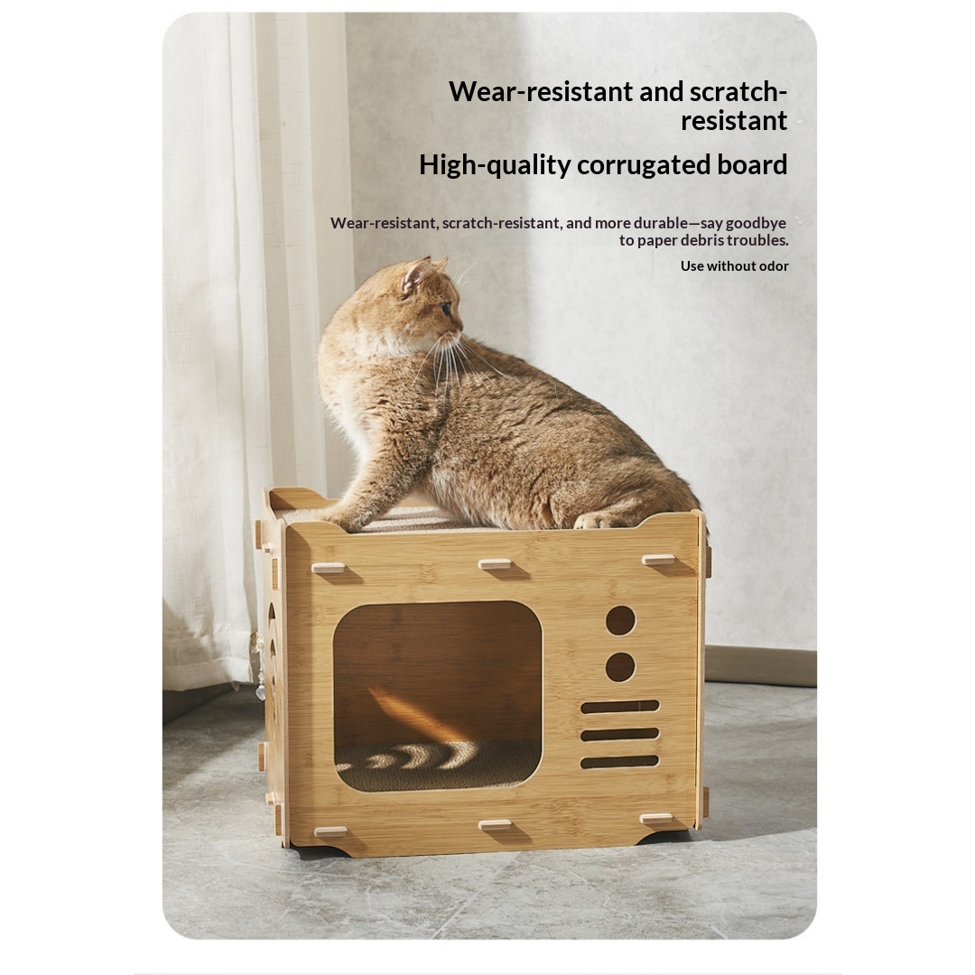 Large-capacity Cat Scratcher Bed Toy. photo 6