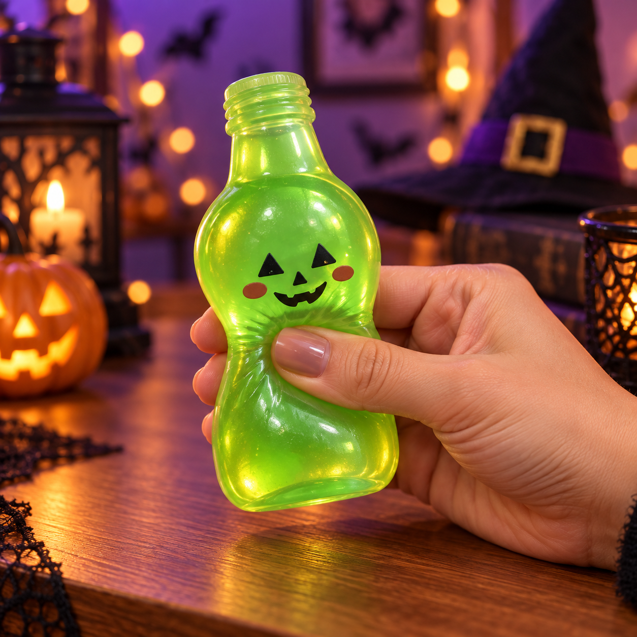 Glow-in-the-Dark Halloween Sensory Toys Set, Ghost  Squishy Fidget Toys With Stretchy Toy And Stress Relief Cube, For Adults photo 4