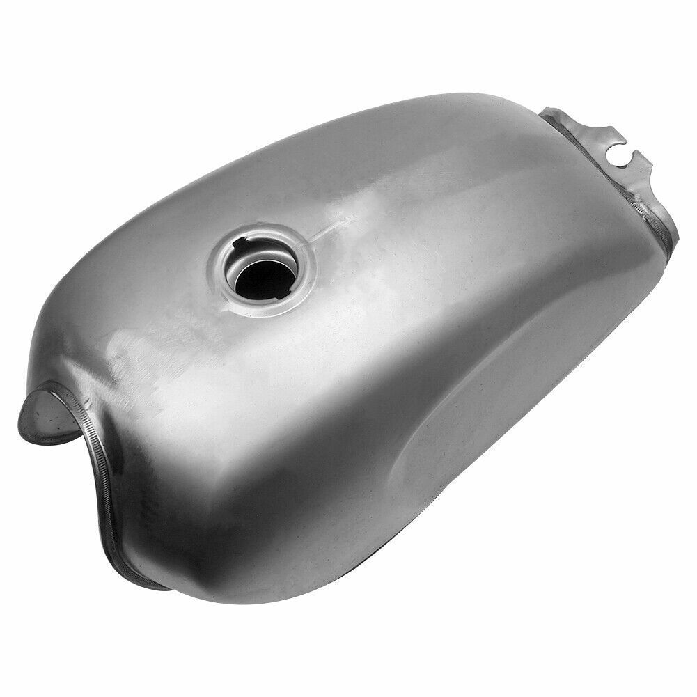 Universal Silver Cafe Racer Fuel Gas Tank 9L 2.4 Gallons Modified Fuel Tank photo 6