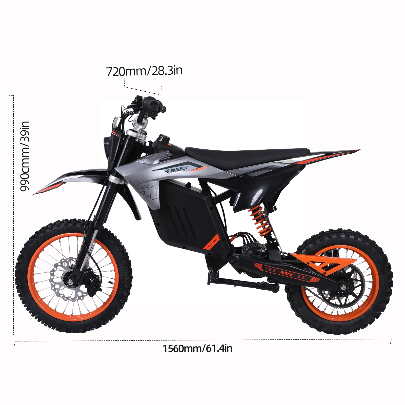 Y88 14 Inches Wheel Off Road Eletric Motorcycle With 3000W Power Motor photo 2
