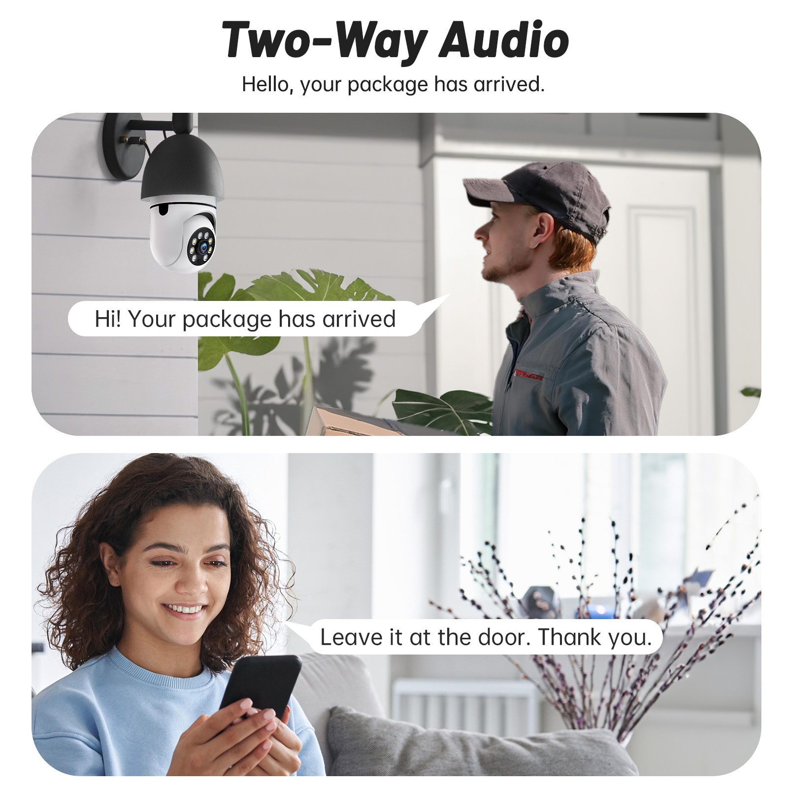 WiFi Indoor E27 Network Security Camera 2K Light Bulb Colorful Smart Home Full HD IP Camera 2pcs Set Camera photo 3