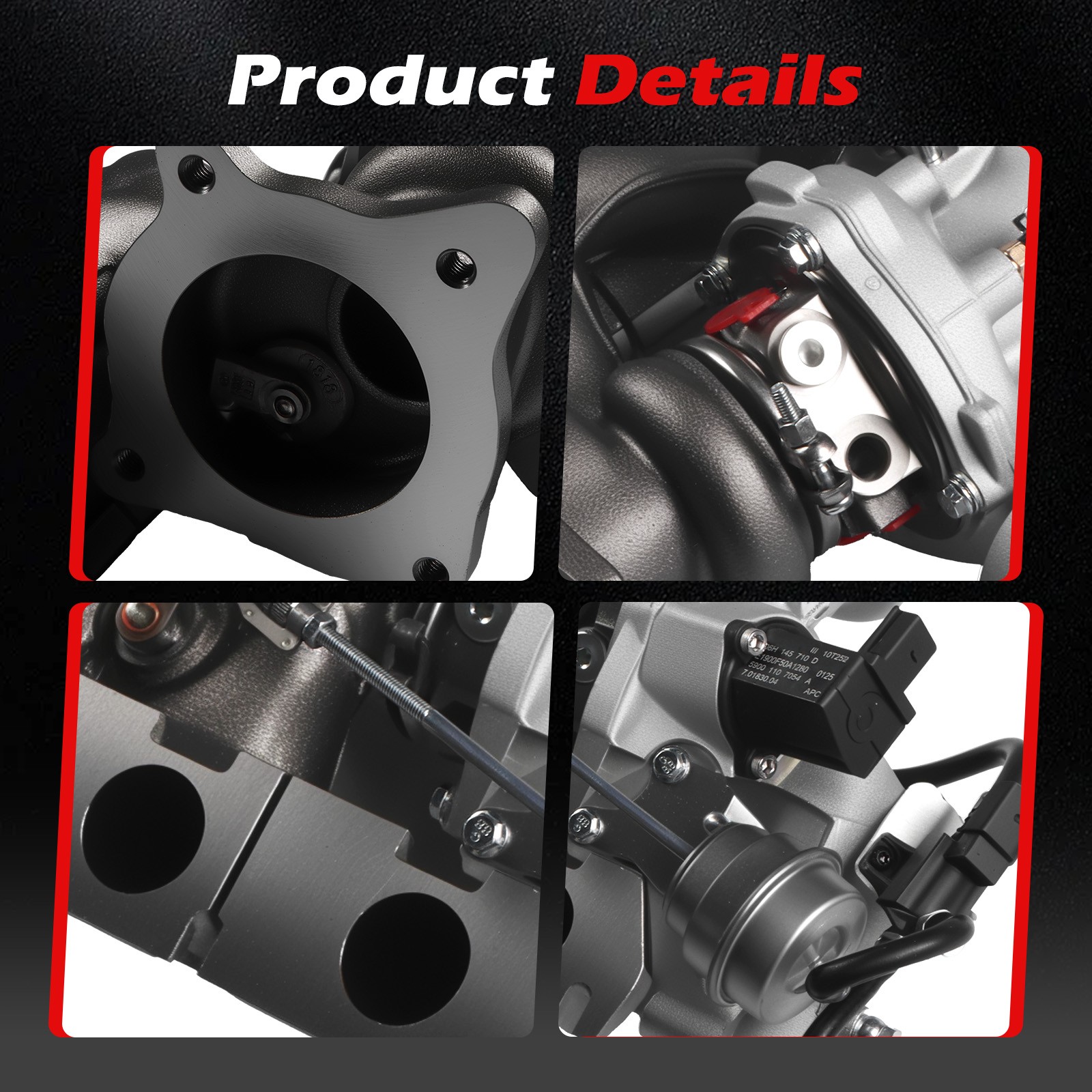 Turbo Turbocharger For -Audi  TT  2009 2010 2.0L & Seat Exeo 2.0L 53039880106 photo 6