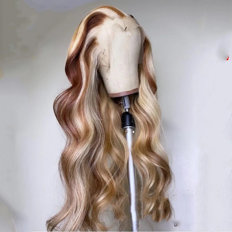 Brown Blonde Colored Human Hair WigNabea Uty photo 4