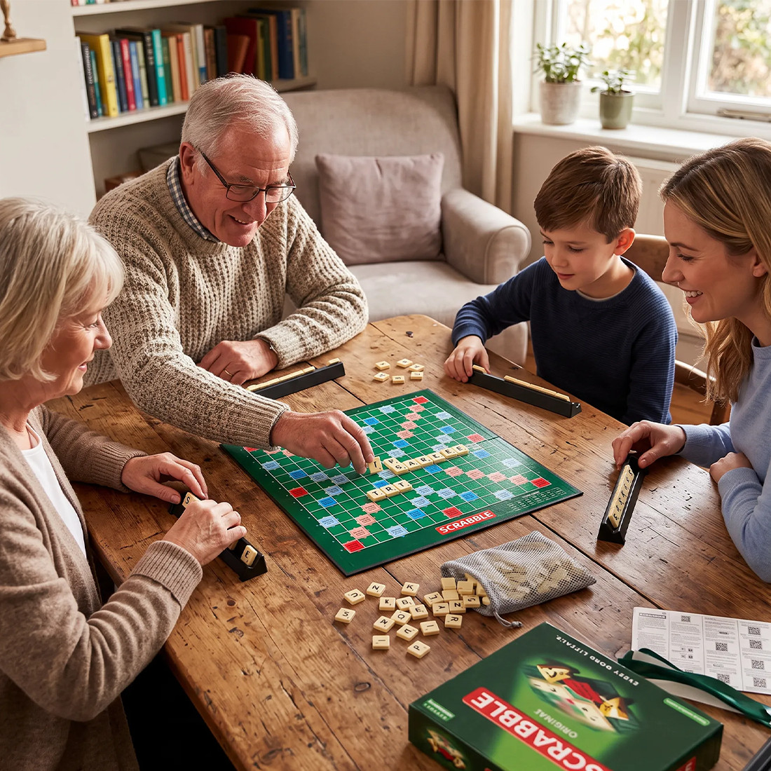 Scrabble Original Classic Board Game Toy New & Sealed Family Kids A Dult Edition photo 2