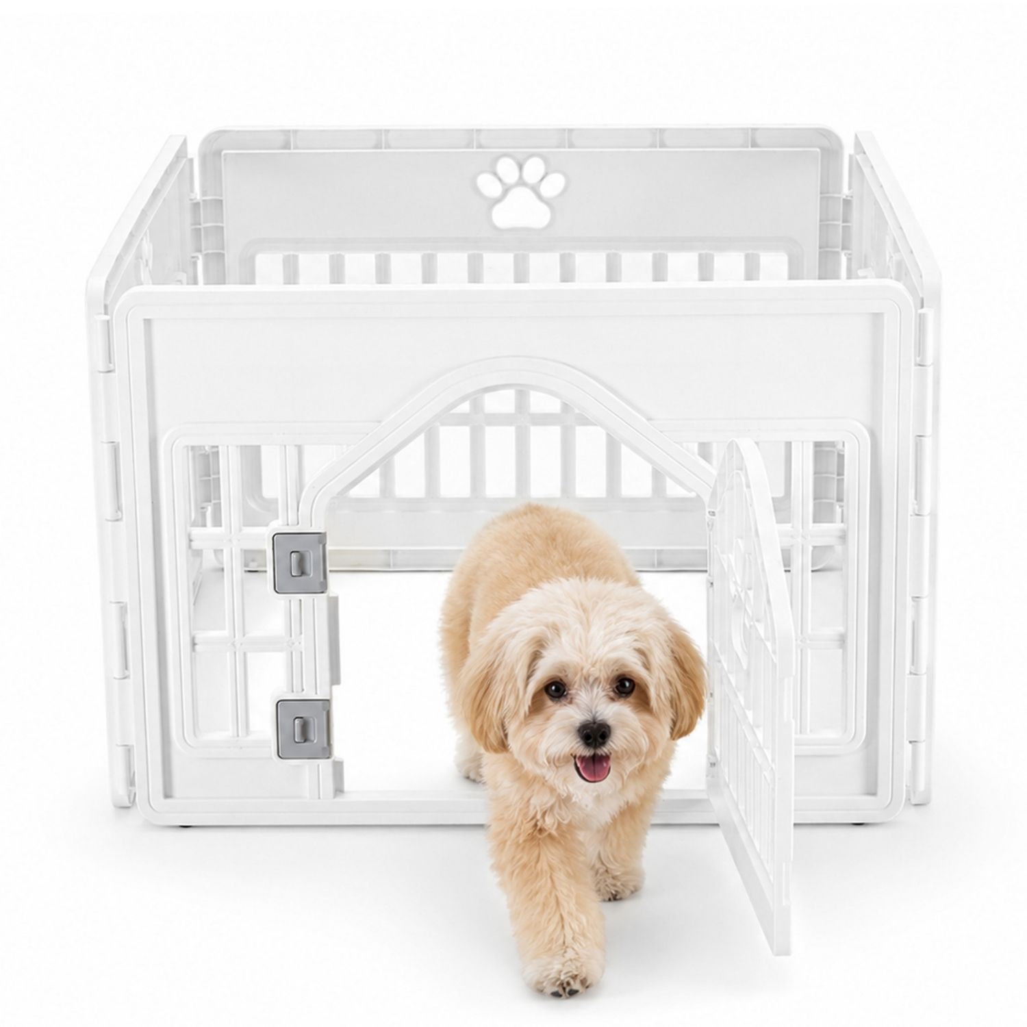 Plastic Dog With Movable Enclosure, Suitable For Small And Medium-sized Dogs, Cats And Rabbits. photo 2