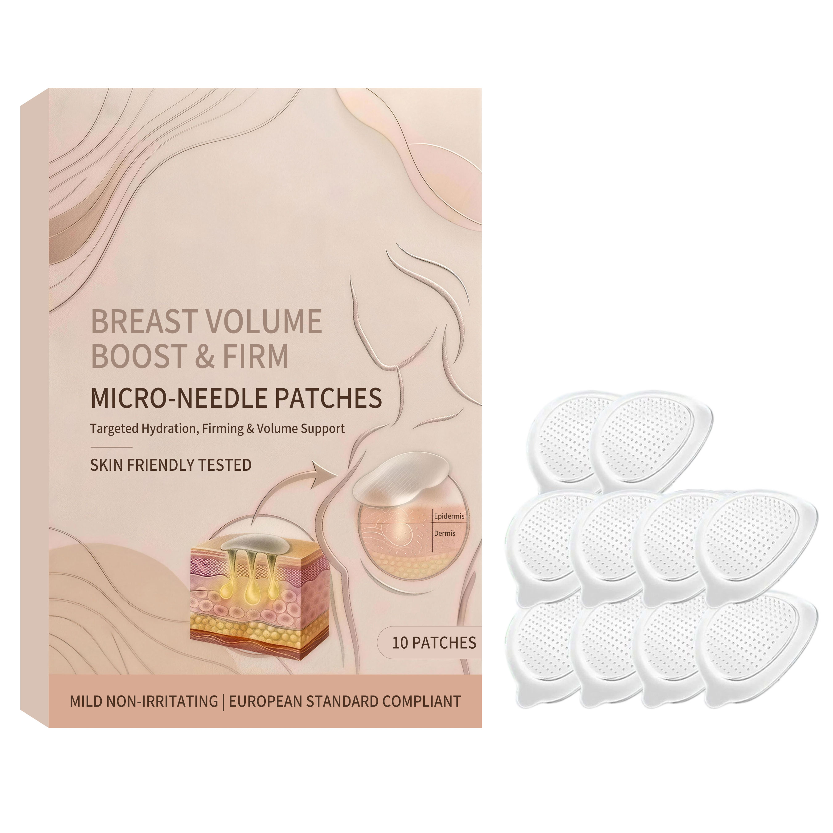 Chest Abundance Microneedle Sticker 10pcs 1box photo 1