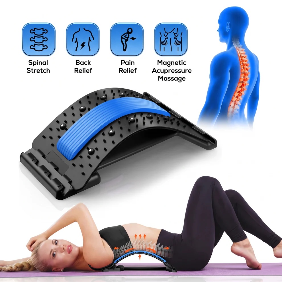 3 Level Adjustable Portable Back And Lower Back Stretcher photo 1