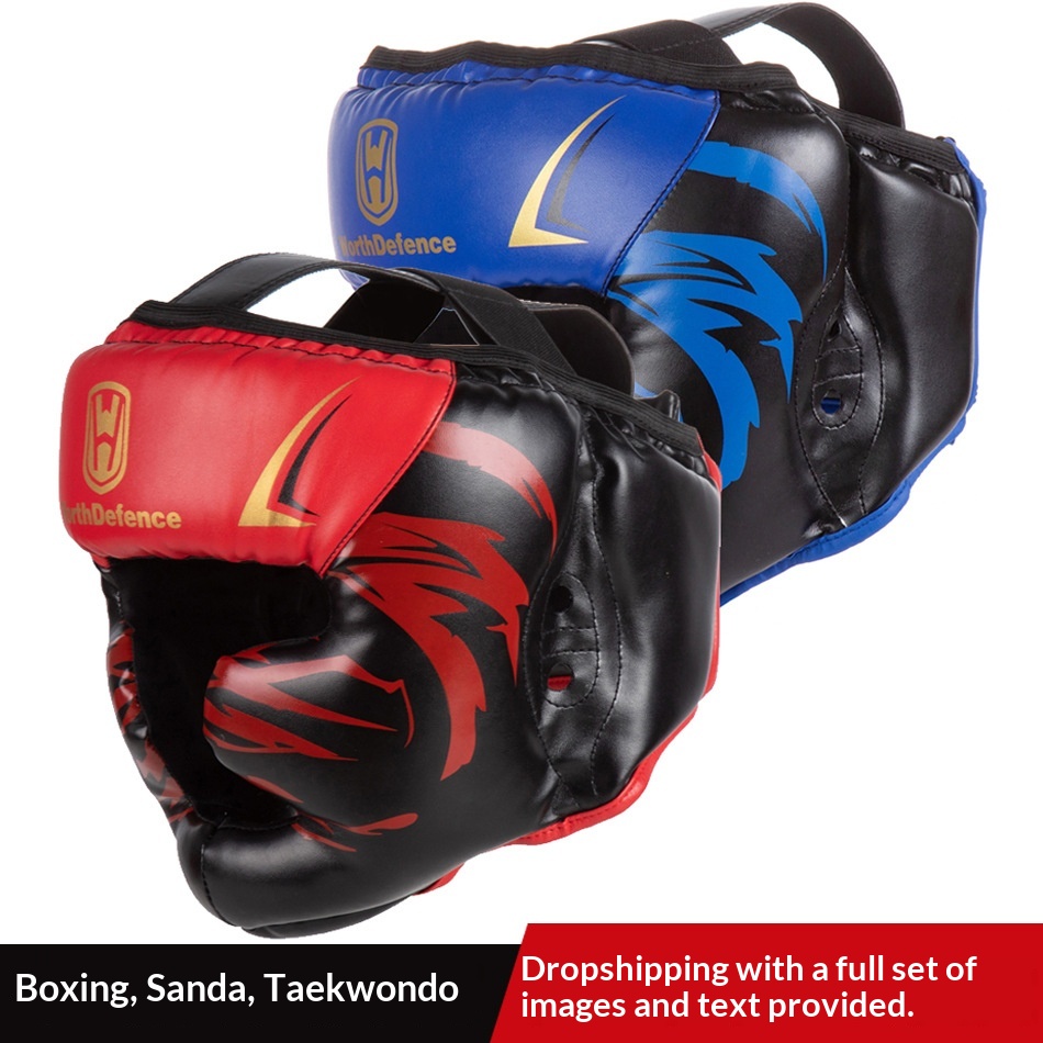 Boxing Helmet Taekwondo Sanda Muay Thai Fighting Headgear Adult Children Men And Women Face Protecting Head Protecting Training Protectors photo 1