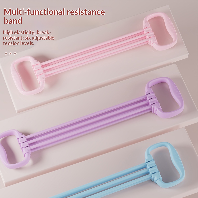 8-Shaped Tensioner Fitness Back Training Shoulder Stretching Belt Tensioner Elastic Tension Rope Sporting Goods Wholesale photo 1