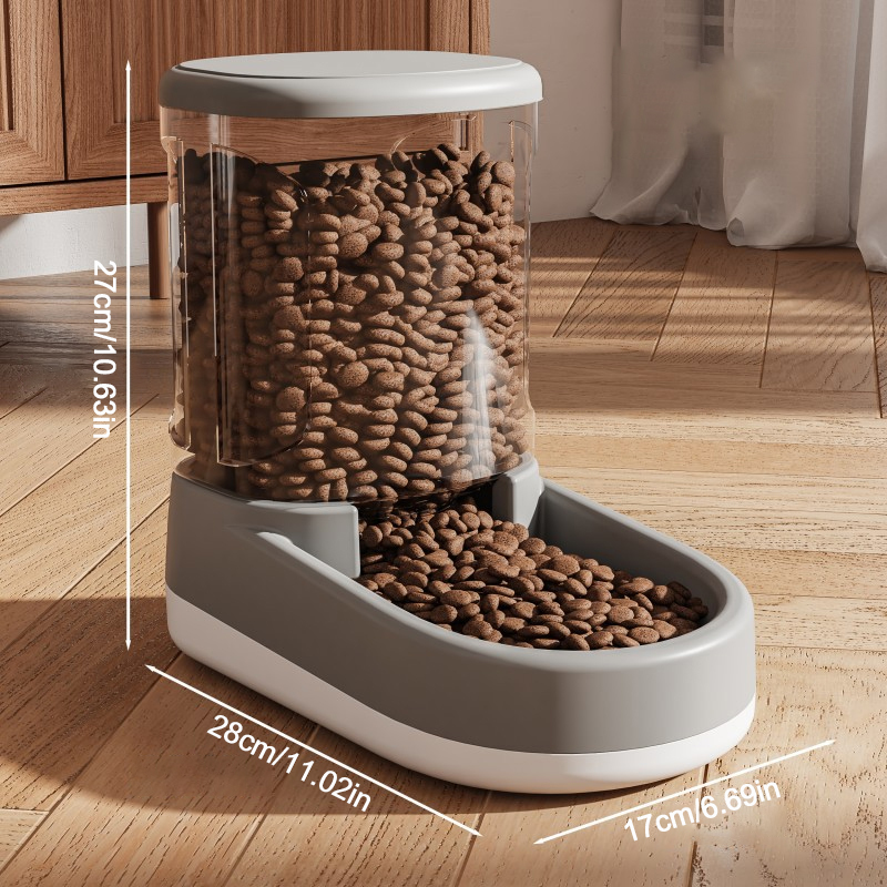 3.8 L Automatic Pet Feeder Cat Dog Food Dispenser Water Bowl Drinking Fountain photo 5