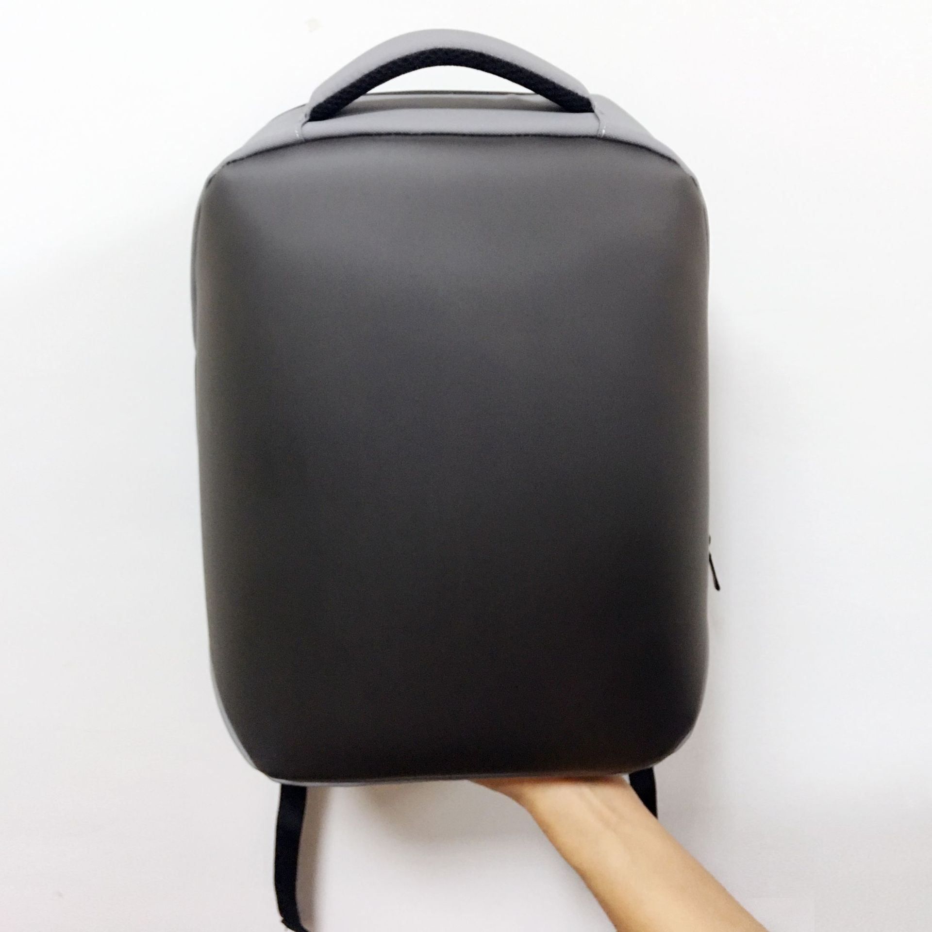 Regular LED Backpack Riding Double Bag DIY Text Animation Polyester Material Hot Sale - Black  Naked Bag photo 1