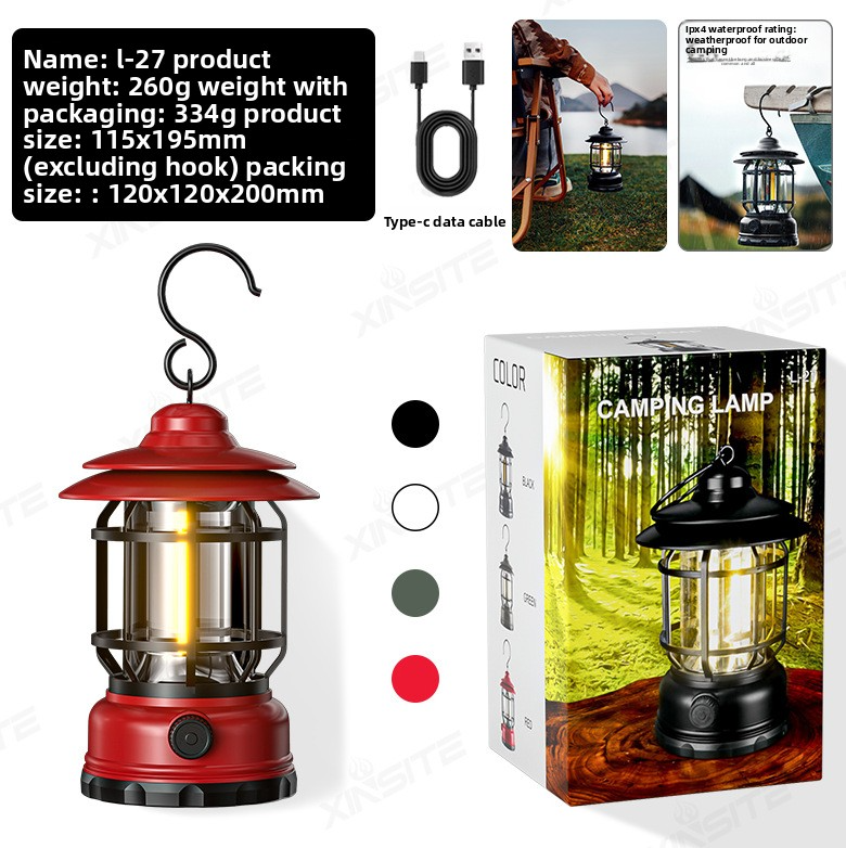 Camping Light, Ambient Light, Flame Camping Lamp, Tent Retro Hurricane Lamp photo 7