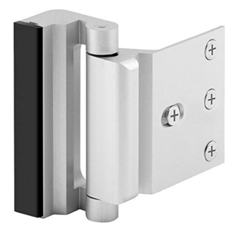 Child Safety Door Reinforced Lock With 3 Inches Stop Aluminum Alloy Hinge Upgrade Night Lock photo 3