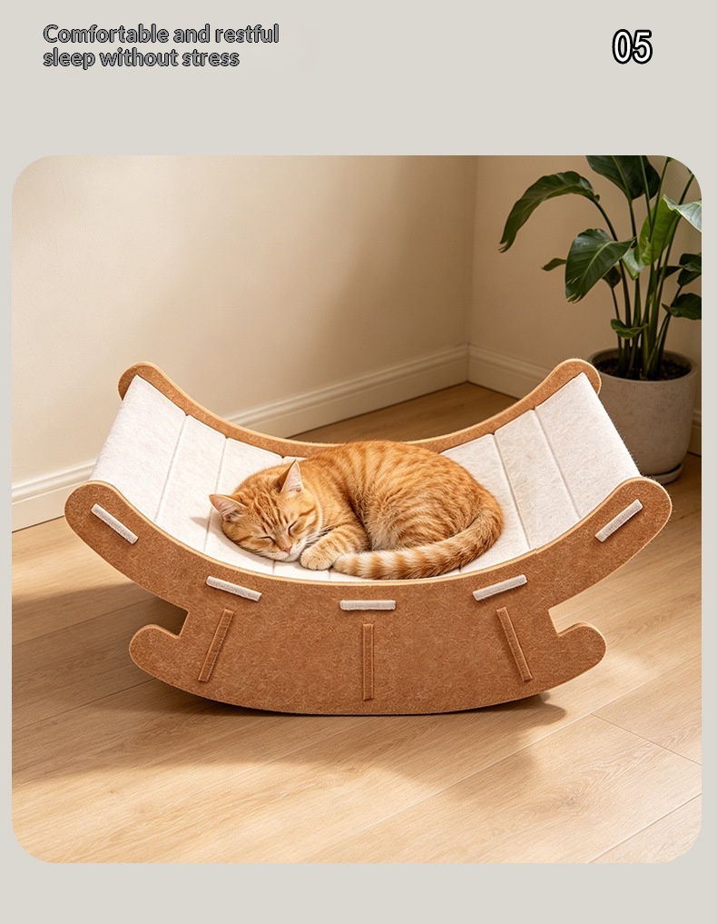 Cat & Dog Rocking Chair Scratcher, Wear-Resistant & Durable photo 3