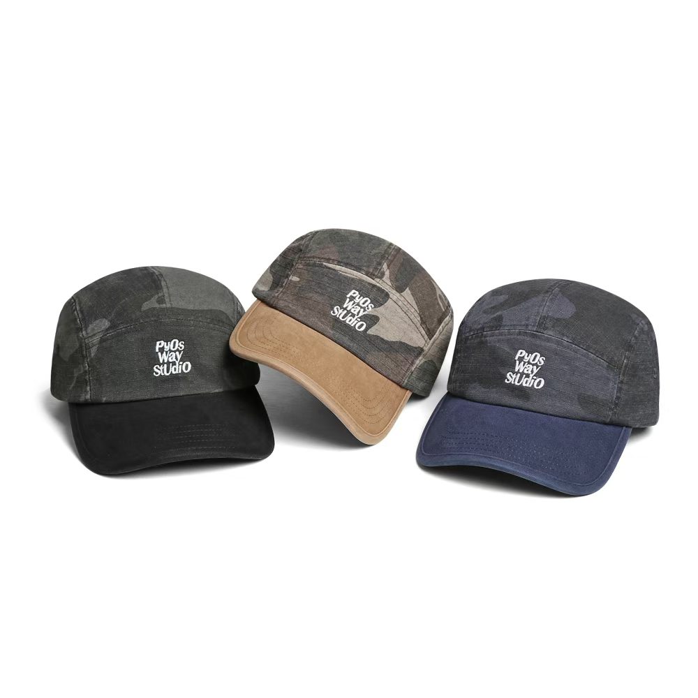 Cross-border Fashion Retro Washed Patchwork Letter Baseball Cap, Ideal For Daily Casual Wear And Versatile Styling, With A Curved Brim And Earflap photo 1