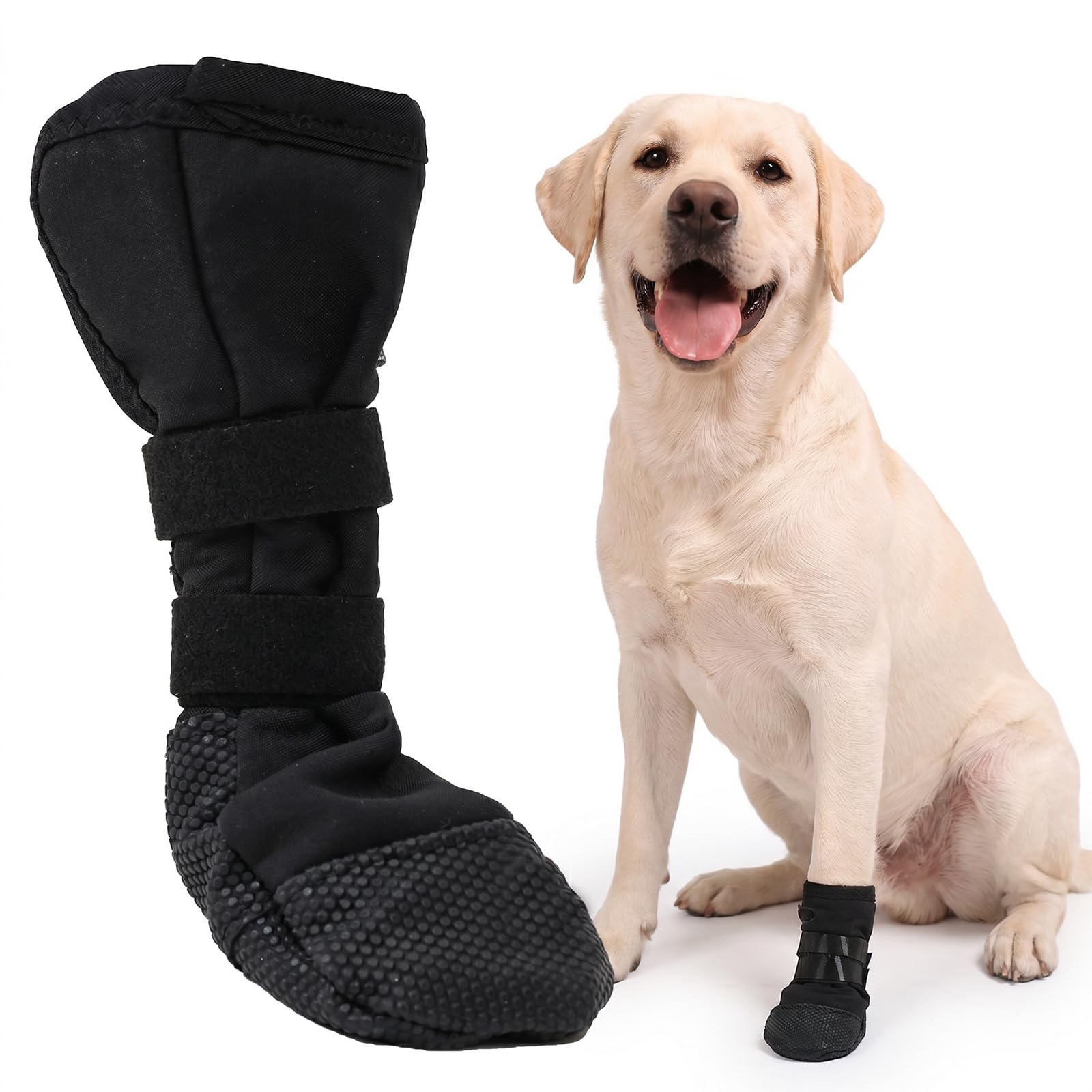 Breathable Dog Recovery Boot For Injured Paw,Anti-Slip Dog Booties  Dog Boot To Prevent Licking Biting And Keep Clean,Adjustable Shoe Paw Wound Protectors For Dogs,Foot Cover For Hot Pavement photo 1