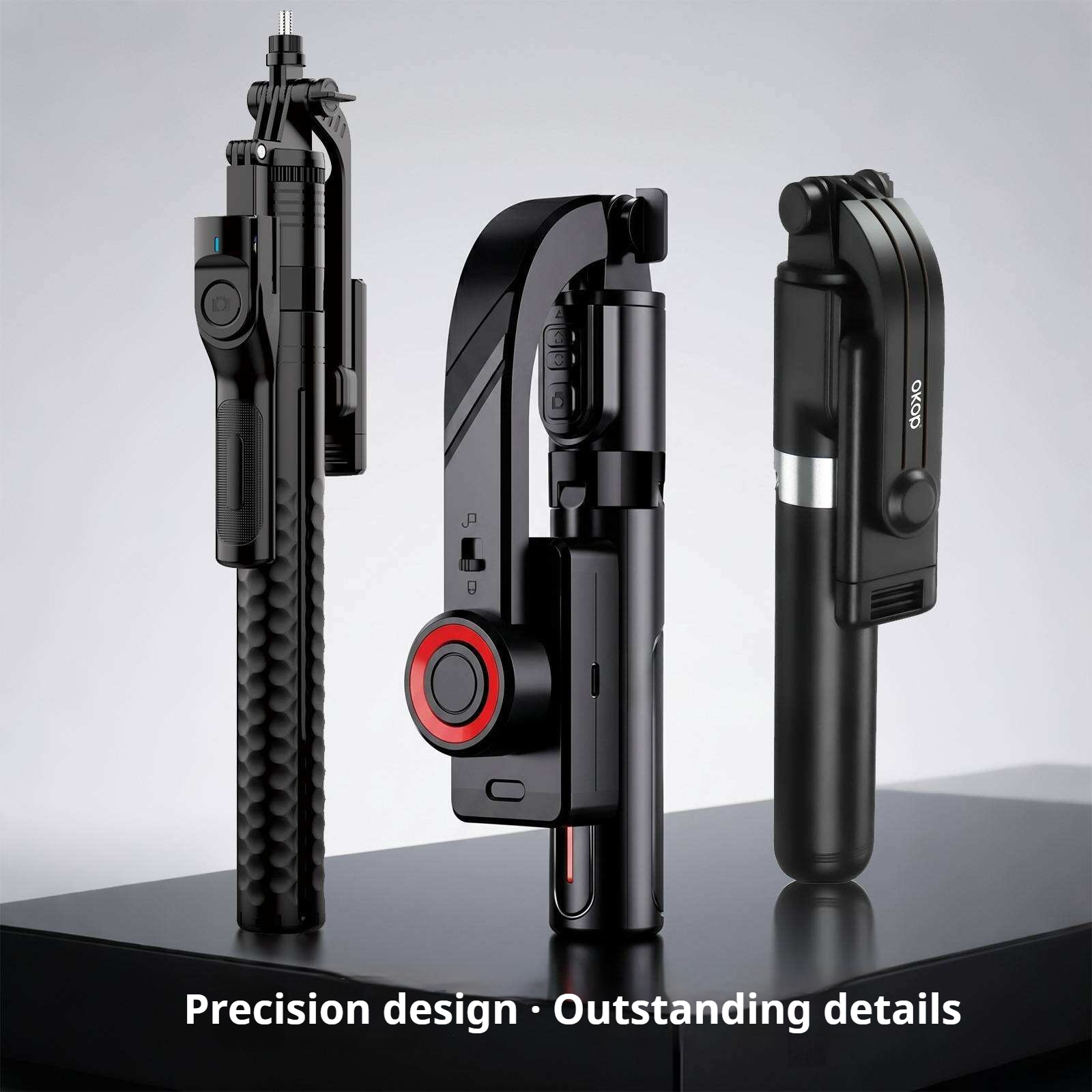 KP-Z New Handheld Smartphone Gimbal Stabilizer Universal Anti-Shake Selfie Stick Factory Stock Available photo 4
