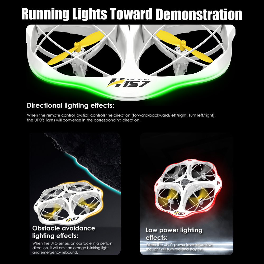 H158 White Dual Electric Drone photo 6