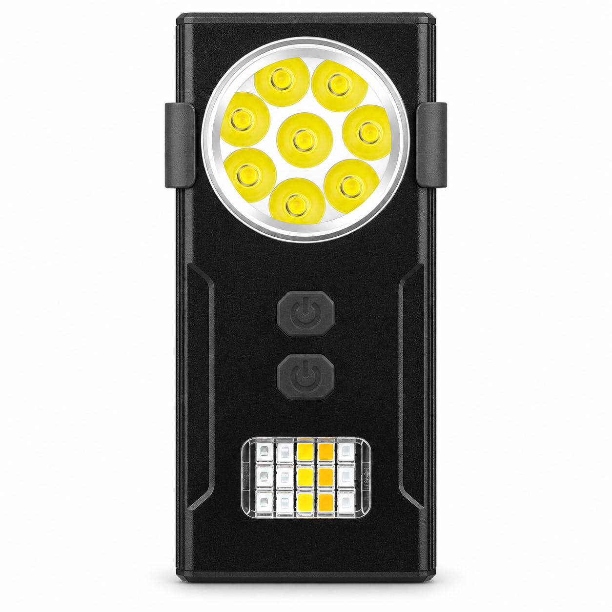 Rechargeable Magnetic Type C LED Work Light Base D85 2000LM Red Blue Warning Camping Lantern photo 1