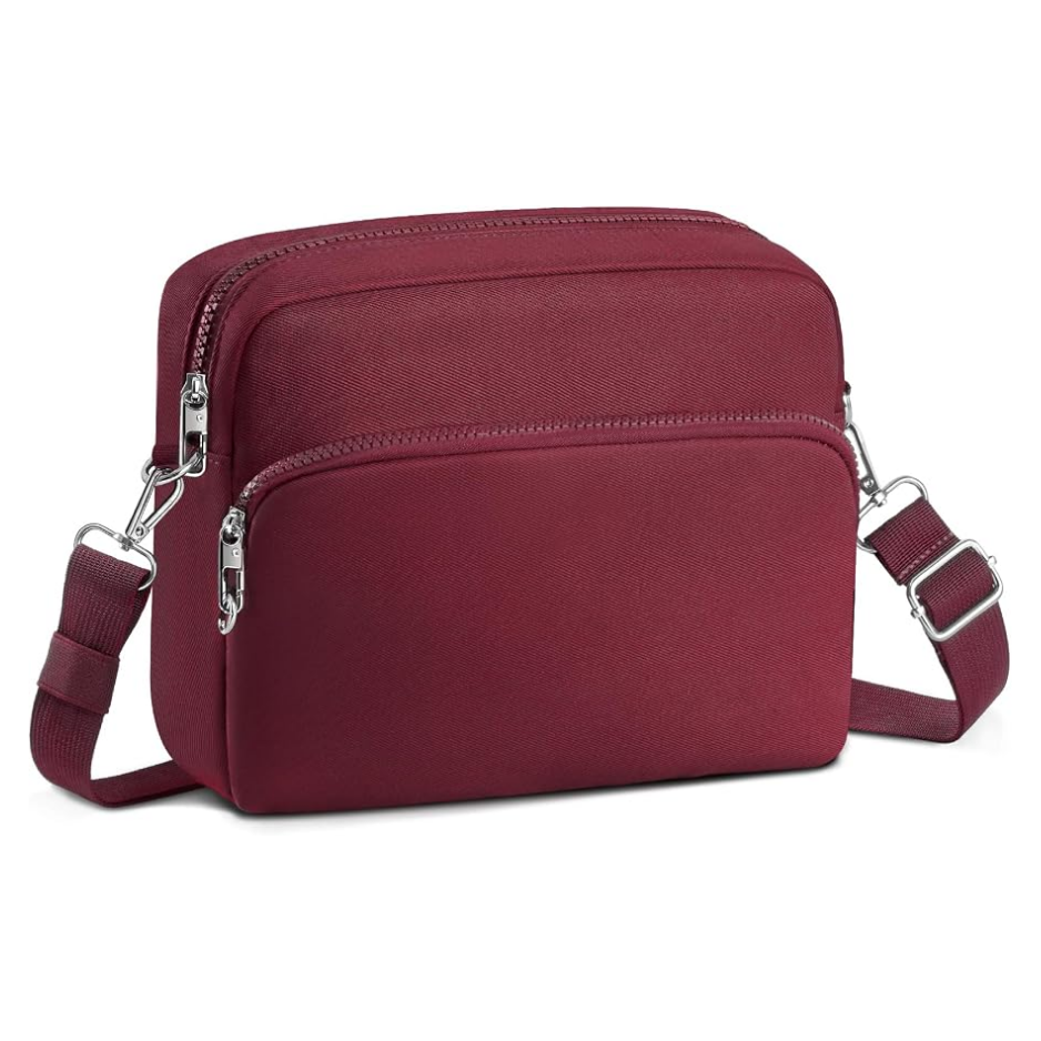 Anti-Theft Crossbody Travel Bag For Women Men, Lightweight Shoulder Bag Classic Design For Trip, Daily Use, Sport photo 3