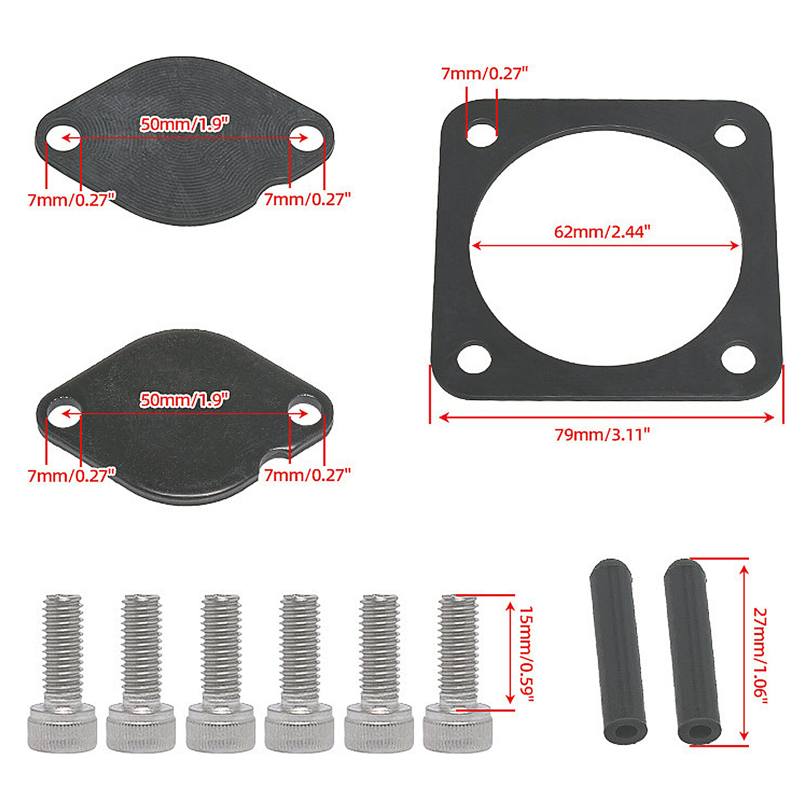 EGR Deleted Valve Blank Kit For Land Rover Defender & Discovery 2 TD5 Engine photo 6