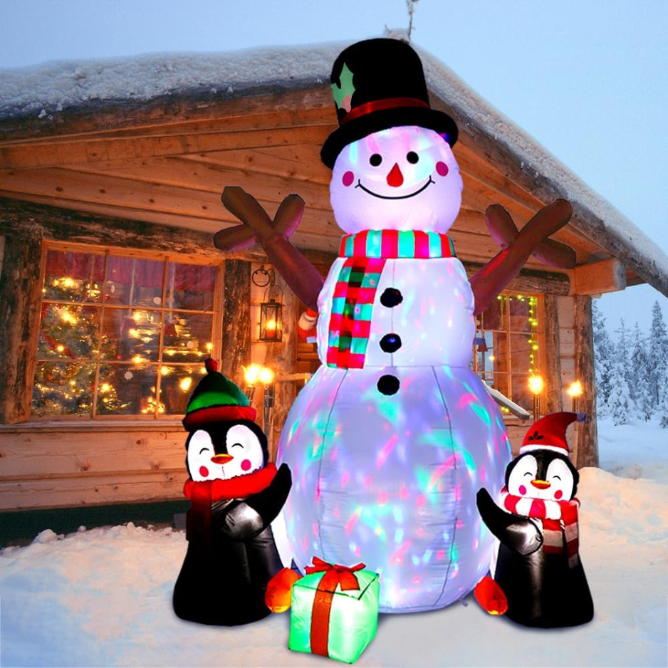 Christmas Inflatables Outdoor Christmas Decorations For Yard 6FT Snowman photo 4