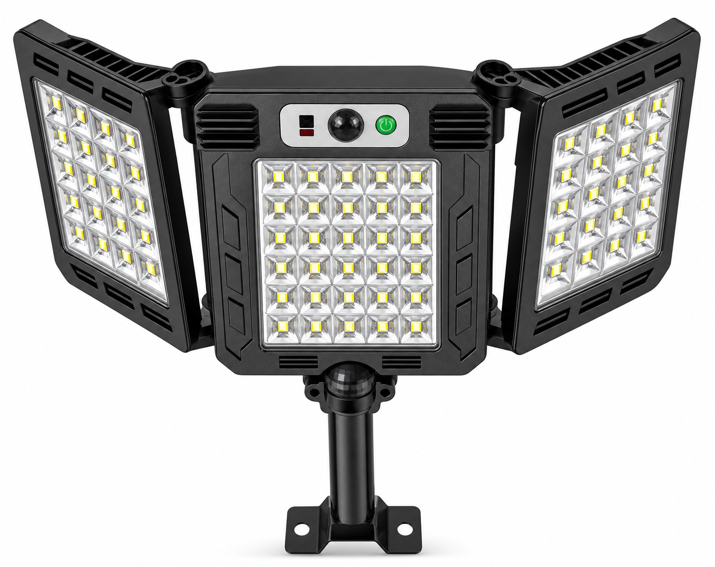 Solar Powered Rechargeable Motion Sensor LED Work Light 3000mAh For Auto W785 7 5 5W photo 1