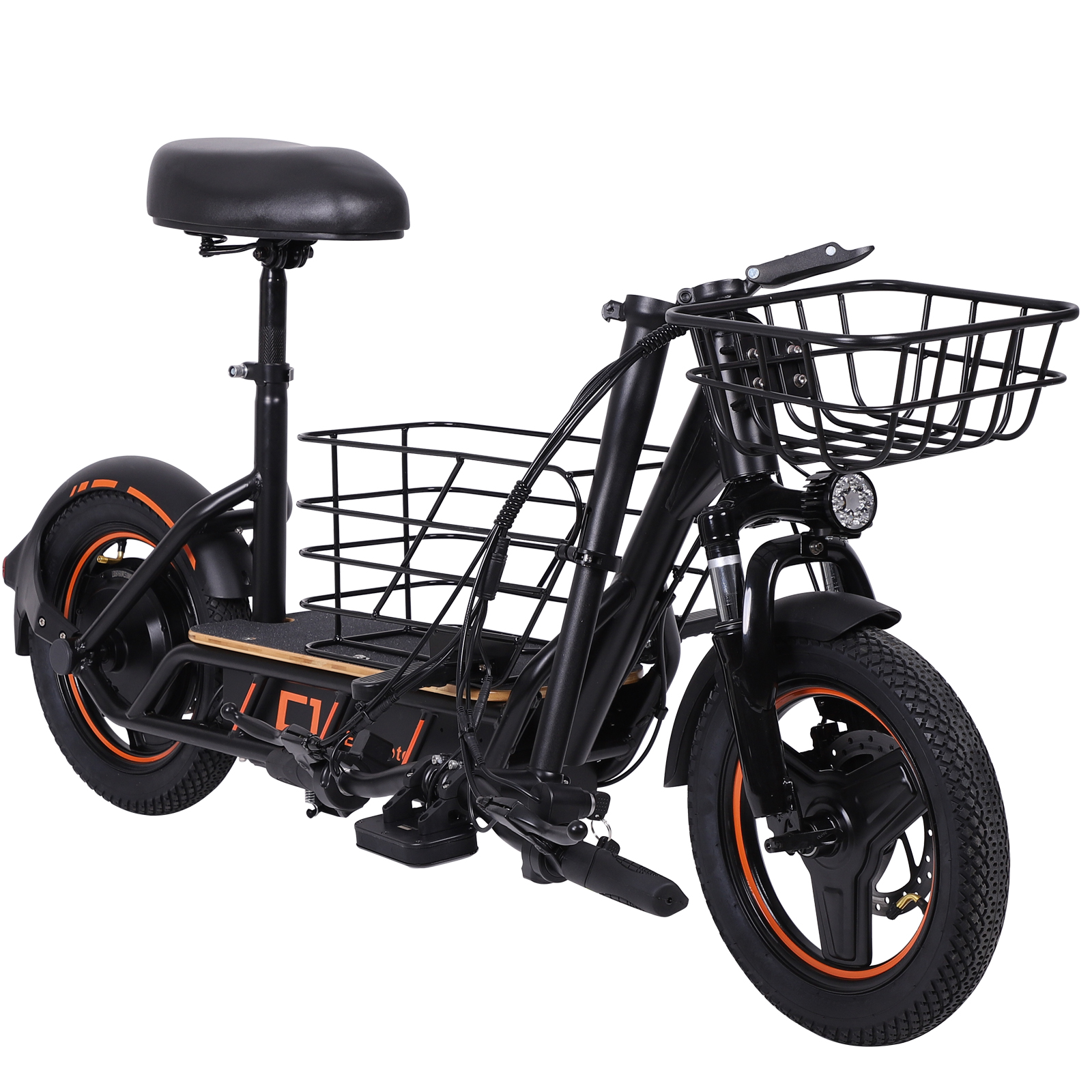 Foldable H14 E-scooter For Daily Grocery Shopping And Pets Trips photo 4