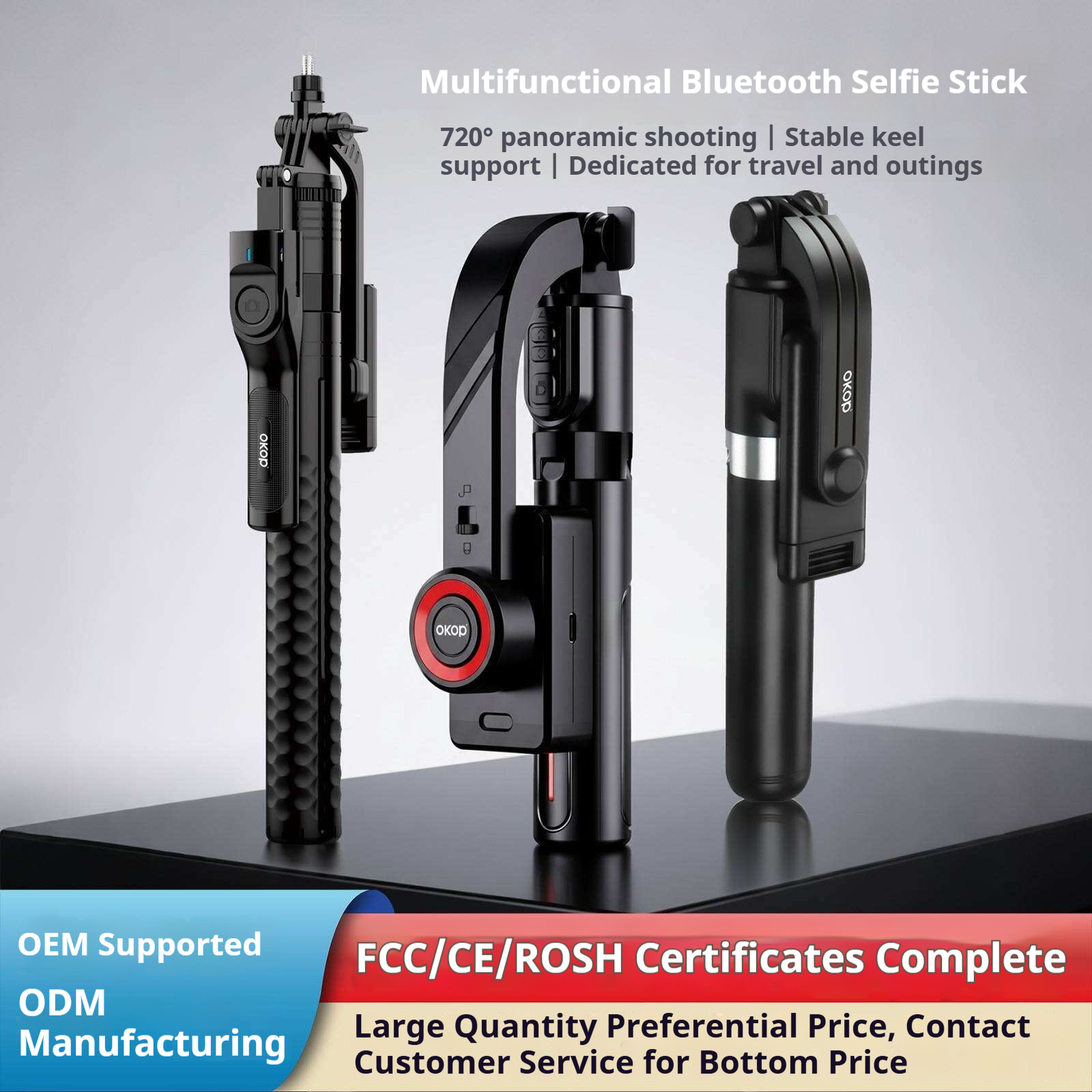 KP-Z Universal Handheld Smartphone Gimbal Stabilizer  Factory Source For Anti-Shake Selfie Stick Stabilizer photo 6