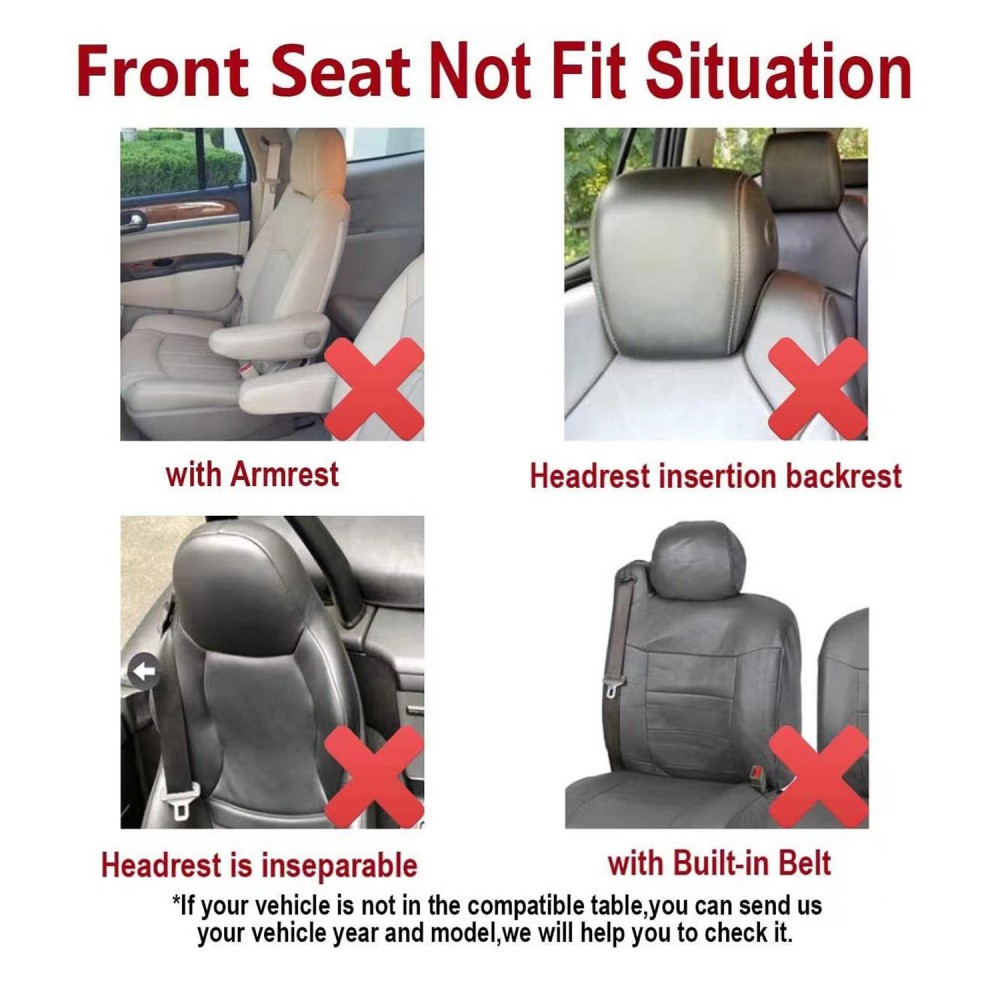 5-Seat Car Seat Cover, Single-Stitch Diamond Pattern, Quilted And Embroidered, Synthetic Leather, PVC Leather, Exported To Europe And America photo 7