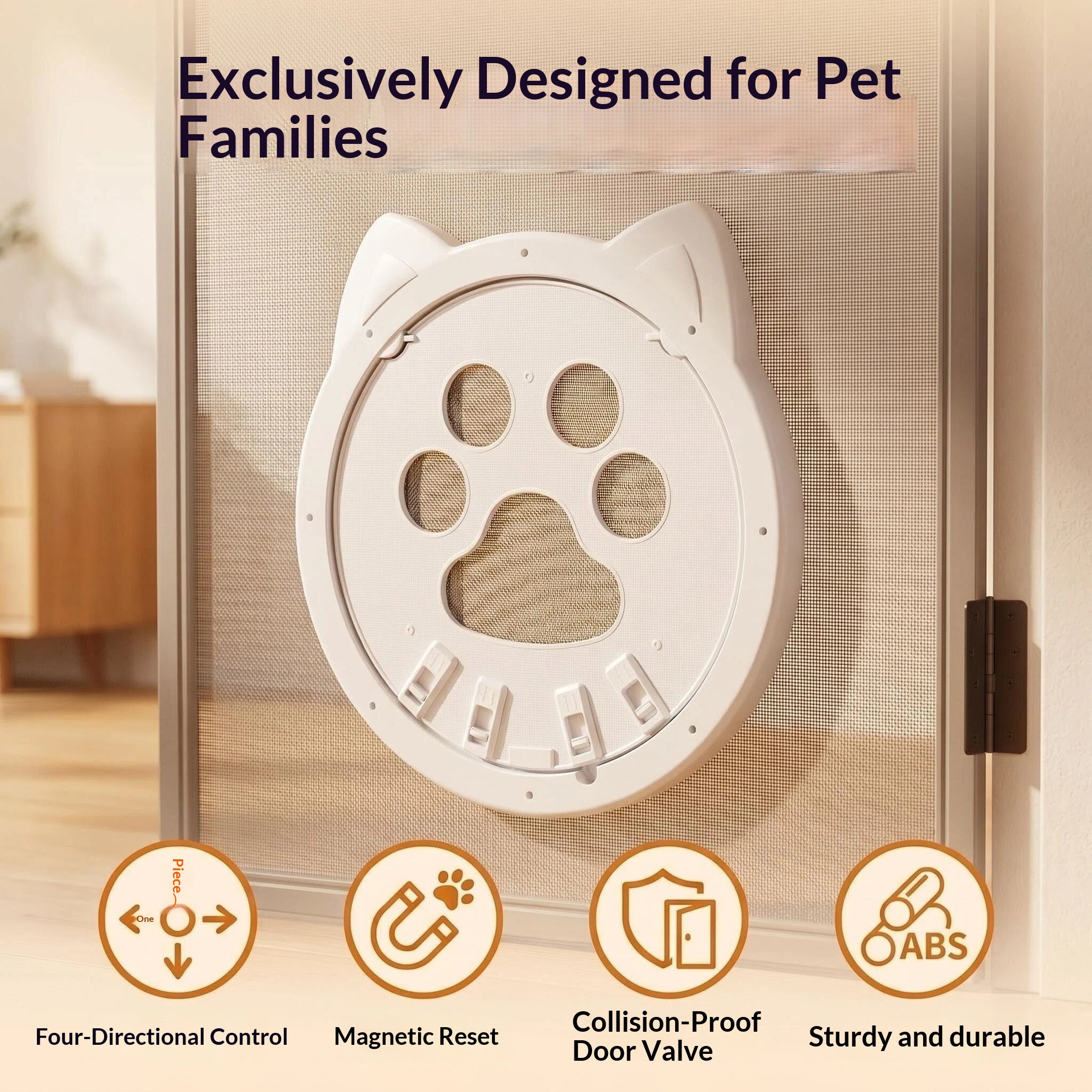 Directional Pet Door With 4-Way Lock photo 2