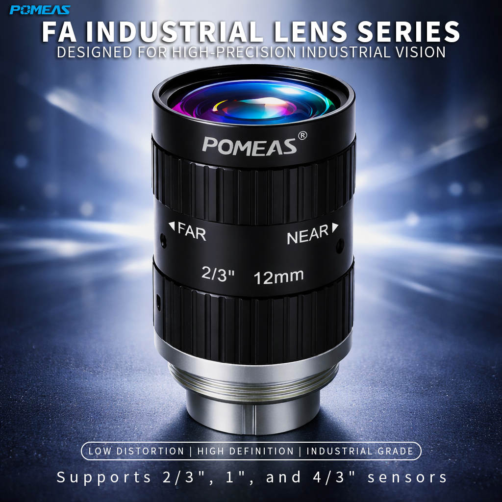 LFEHH-1228M 12mm F2.8 10MP Fixed Focal Length Machine Vision Lens For 2    3 Inch Industrial Cameras photo 1