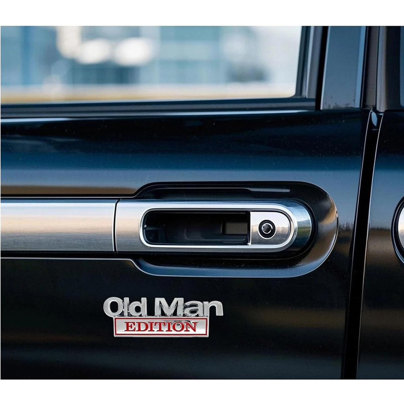 2pack Old Man Edition Emblems, Seabee Emblem 3D Badge Decal Car Truck SUV,Refrigerator Sticker,Window Display Stickers,Bicycles, Laptops, Fridges photo 5