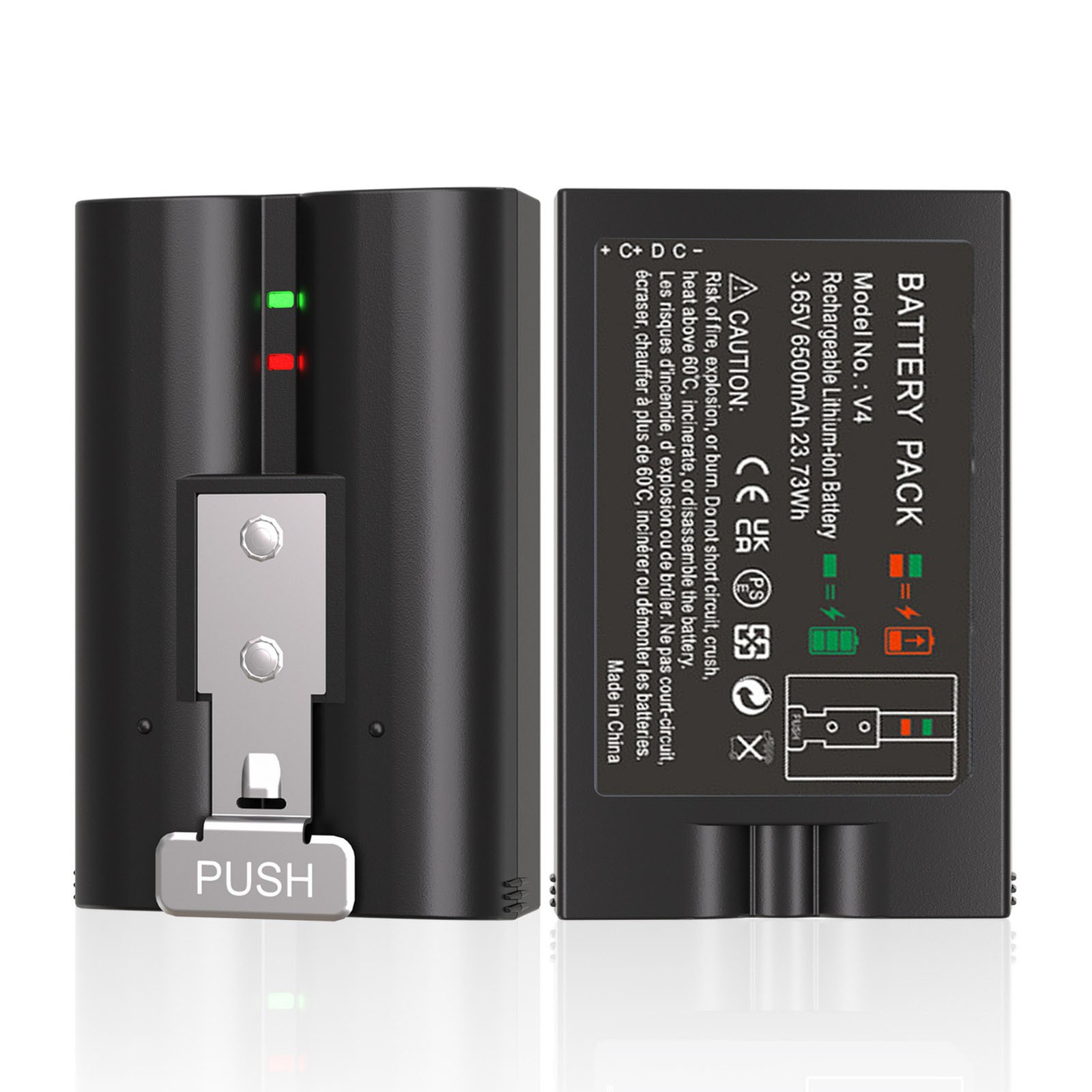 2X Battery For Ring-Doorbell Video 2 3 3 Plus 4 Spotlight Stick Up Peephole Cam photo 1