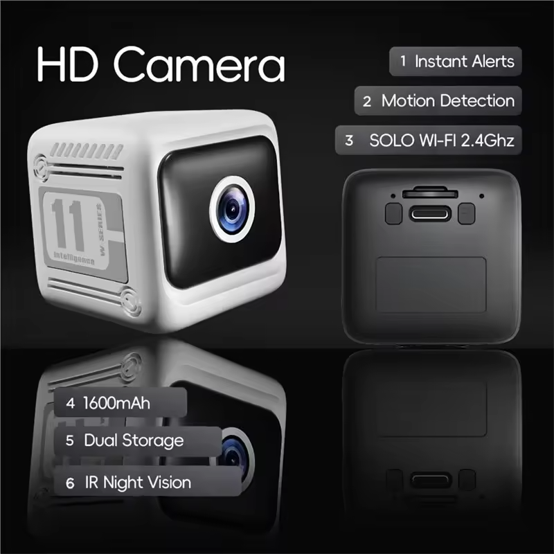W11 Wireless Security Camera 1600Mah Battery, Motion Detection& Smart Alert System, Compact Design With Cloud Storage photo 5
