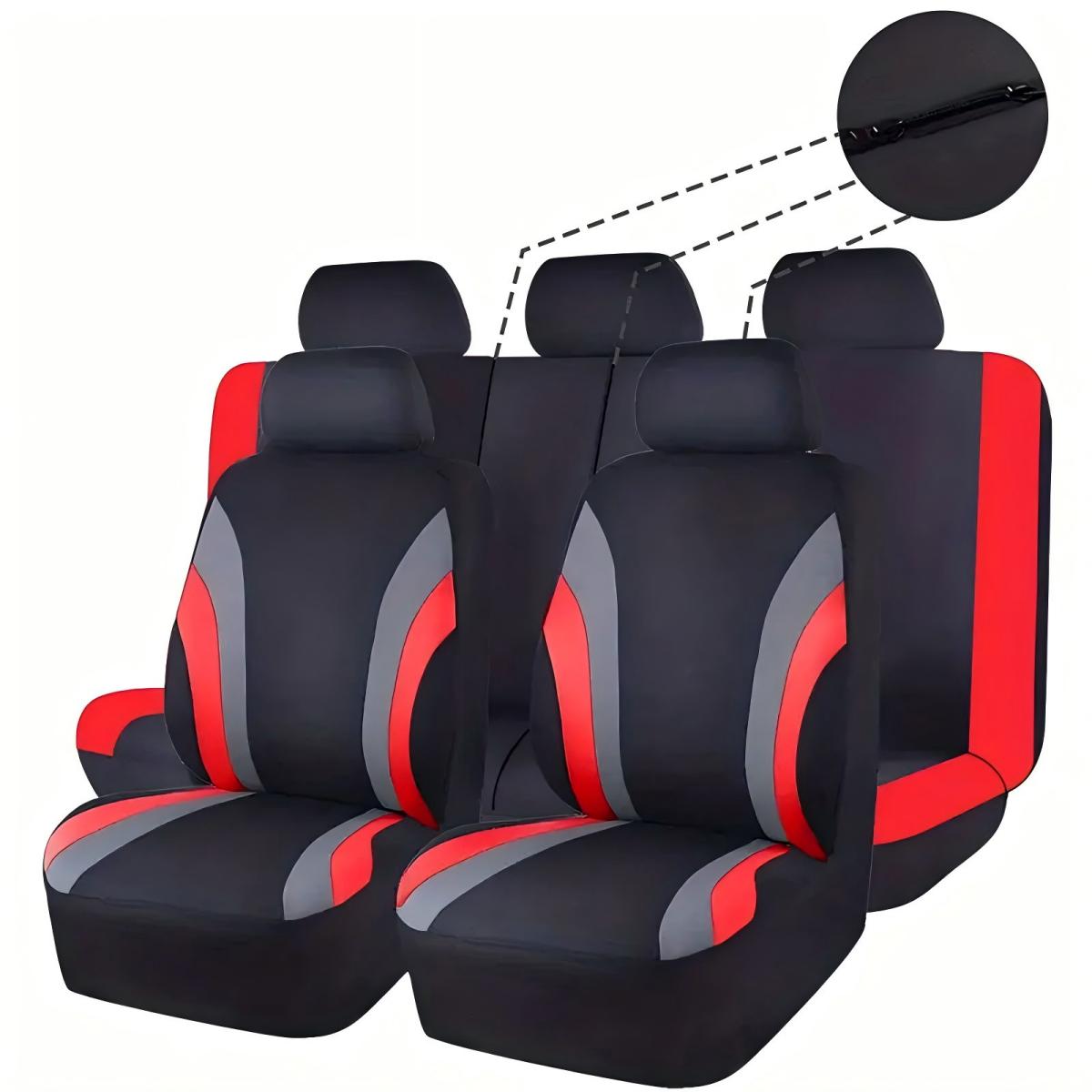 5-Seat Car Seat Cover, Classic And Timeless Design, Thin 2mm Thickness, Suitable For All Seasons photo 4