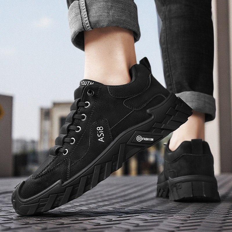 2026 New Arrival Premium Men's Platform Skate Shoes, Non-Slip Wear-Resistant Versatile Casual Athletic Work Shoes photo 3
