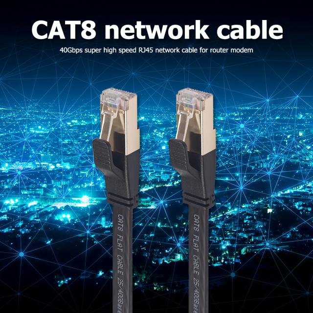 40Gbps Cat8 Ethernet Cable SFTP LAN Patch Cord With Gold Pla photo 4