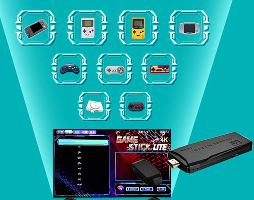 Video Game Console 20000  Retro Games Console Set With 2 Wireless Controller New photo 2