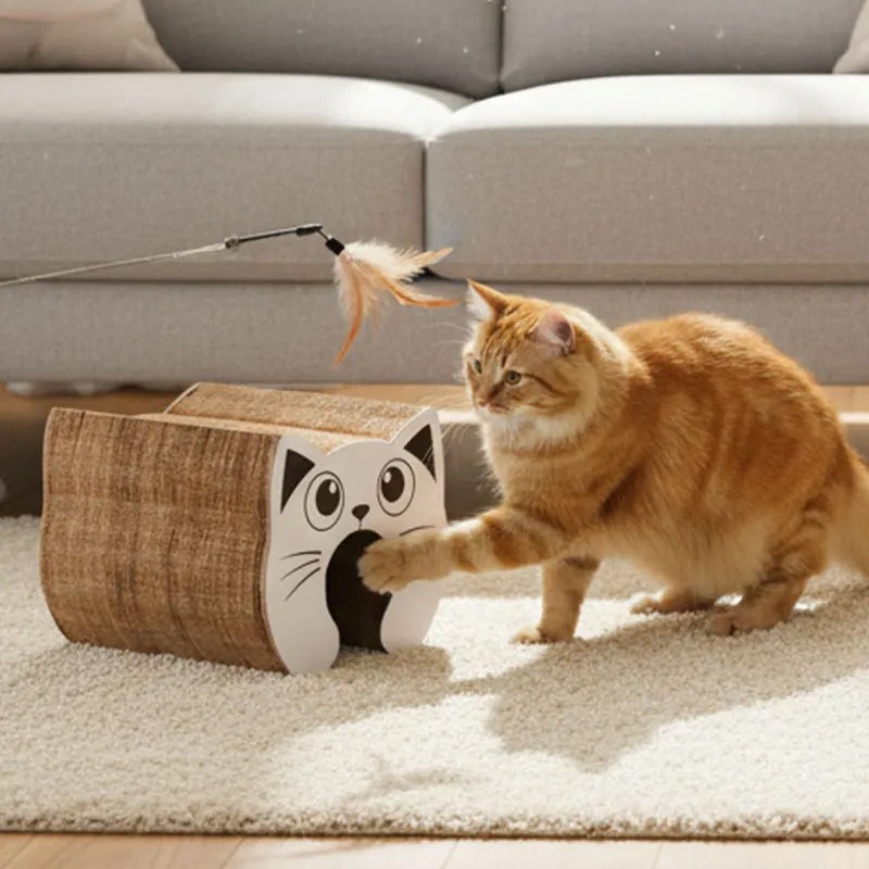 Kitty Curls Cat Toy, Magic Organ Interactive Cat Scratcher Toy Interactive Cat photo 6