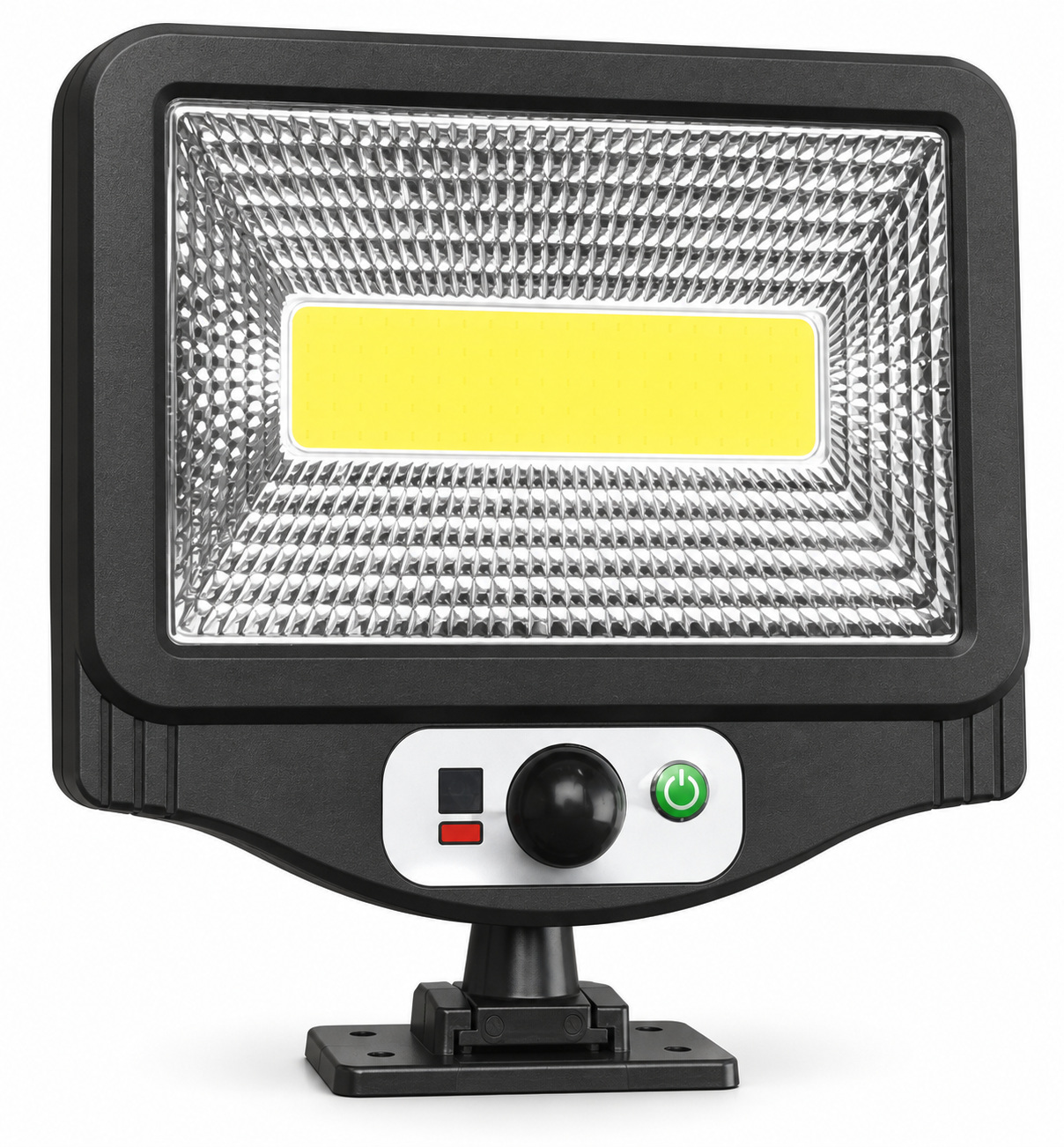 Solar Powered Rechargeable Motion Sensor COB LED Work Light 1500mAh For Auto W781 1 Remote photo 1