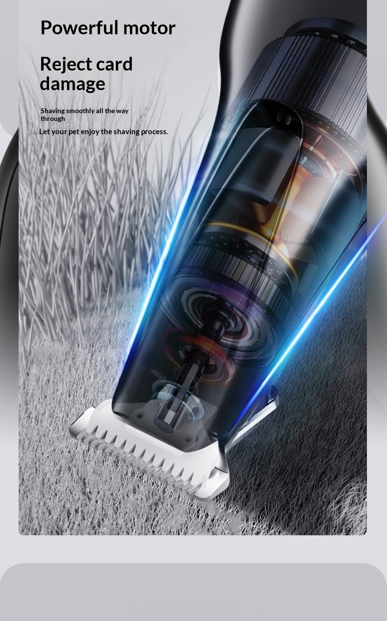 Whole-Body Washable Cordless Low-Noise Pet Grooming Clipper, Paw Trimmer For Cats photo 7