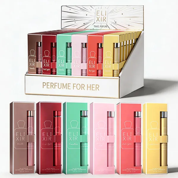 Women's 6-Piece Set Travel Perfume 35ml 1.18oz Perfume For Her PDQ Sweet Gourmand & Floral Fragrances Long Lasting For Party Night Out & Daily Wear Perfect Gift For Girlfriend, Best Friend, Mother photo 3
