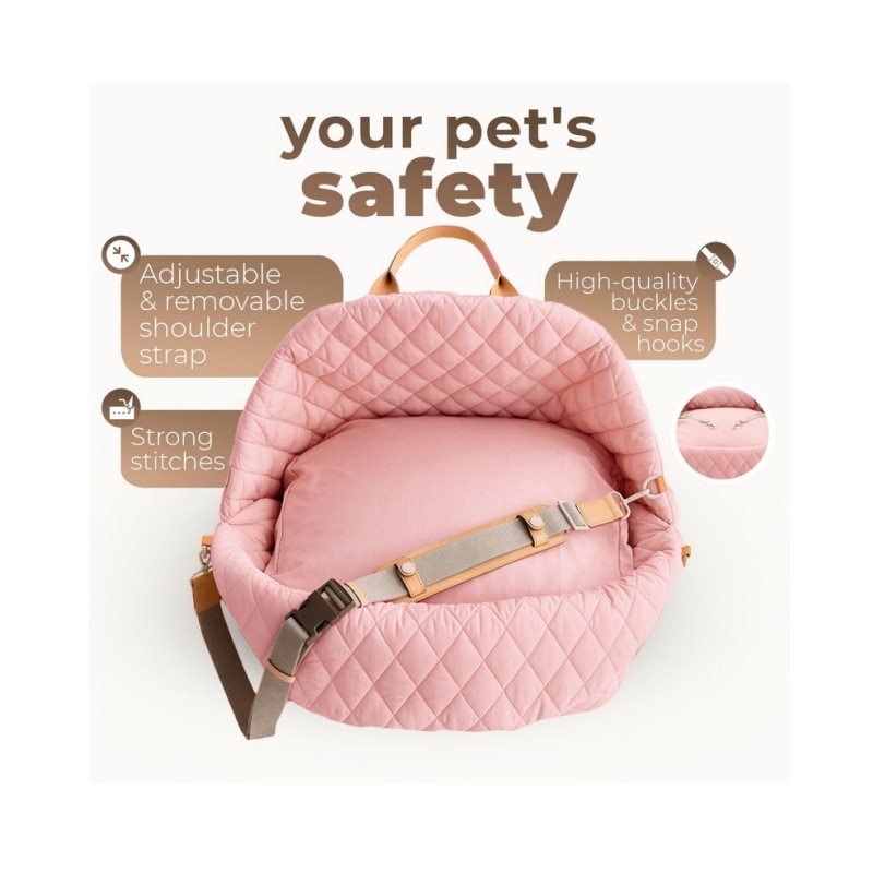 3-in-1 Cotton Multipurpose Pet Carrier & Car Seat. photo 8