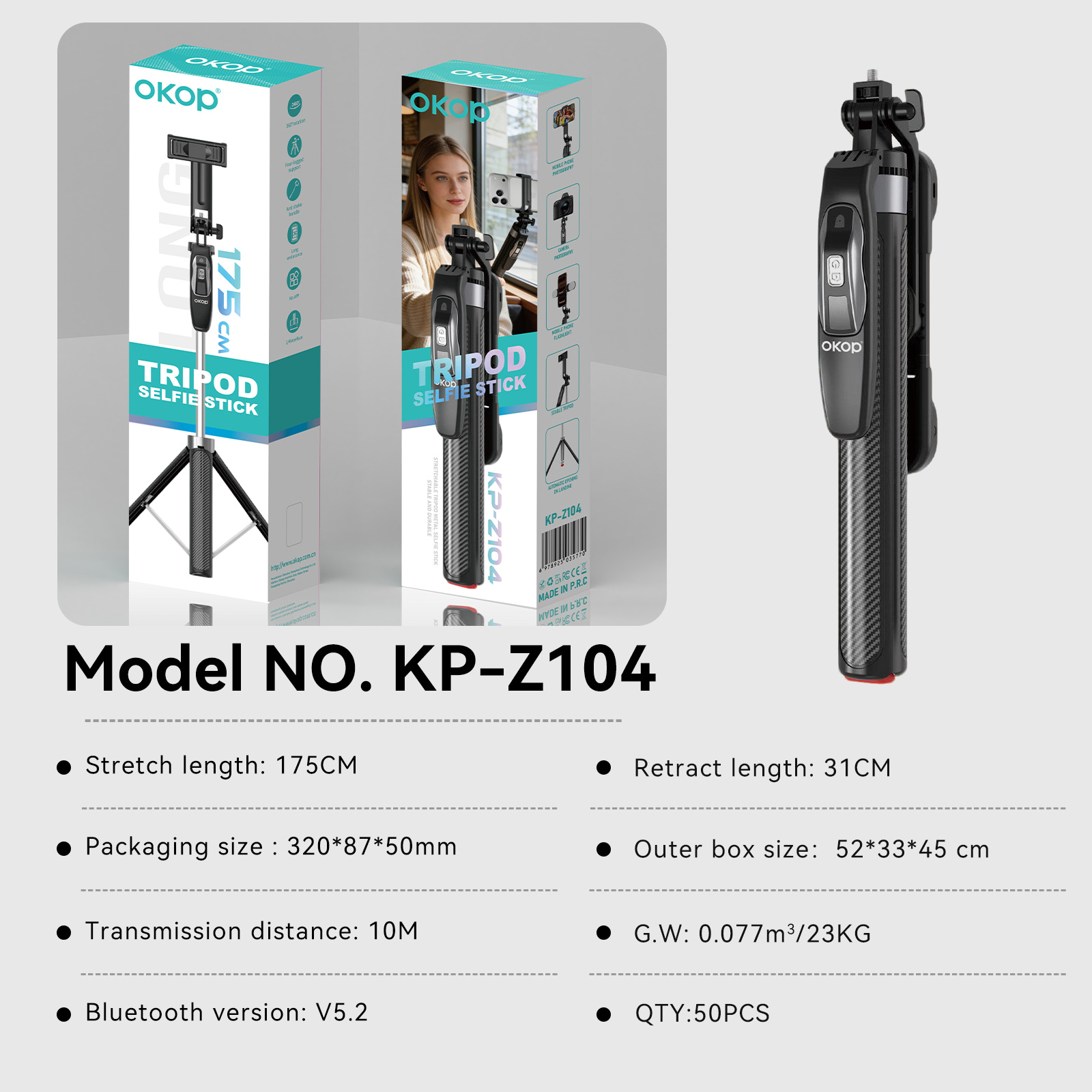 KP-Z Universal Handheld Smartphone Gimbal Stabilizer  Factory Source For Anti-Shake Selfie Stick Stabilizer photo 3